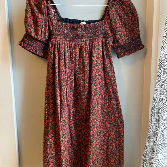 American Eagle Outfitters | Dresses | Womens Xs American Eagle Babydoll  Cotton Floral Swing Dresstunic | Poshmark